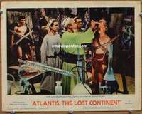 w418 ATLANTIS THE LOST CONTINENT movie lobby card #7 '61 George Pal