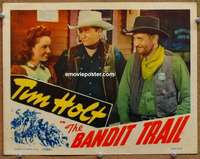 w429 BANDIT TRAIL movie lobby card '41 Tim Holt, Janet Waldo