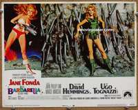 w433 BARBARELLA movie lobby card #7 '68 Jane Fonda, Roger Vadim