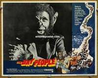 w436 BAT PEOPLE movie lobby card #3 '74 AIP cool horror image!