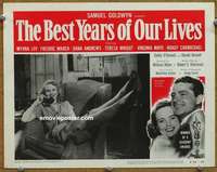 w444 BEST YEARS OF OUR LIVES movie lobby card R54 tramp Virginia Mayo!