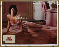 w449 BIG CHILL movie lobby card #1 '83 sexy Meg Tilly. skimpy outfit!