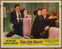 w450 BIG CLOCK movie lobby card #7 '48 film noir, Ray Milland