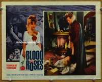 w467 BLOOD & ROSES movie lobby card #8 '61 Roger & Annette Vadim!