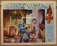 w480 BRIDES OF DRACULA movie lobby card #5 '60 Hammer, Fisher