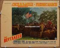 w485 BUCCANEER movie lobby card '38 Cecil B. DeMille, March