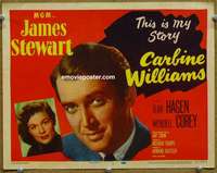 w094 CARBINE WILLIAMS movie title lobby card '52 James Stewart, Hagen