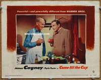 w535 COME FILL THE CUP movie lobby card #3 '51 James Cagney, Gleason
