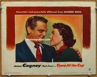 w536 COME FILL THE CUP movie lobby card #6 '51 James Cagney, Thaxter