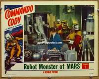 w541 COMMANDO CODY Chap 7 movie lobby card '53 great full-color image!