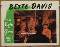 w546 CORN IS GREEN movie lobby card '45 Bette Davis, Irving Rapper