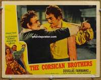 w547 CORSICAN BROTHERS movie lobby card #6 '41 Douglas Fairbanks Jr