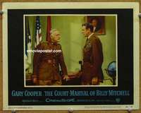 w553 COURT-MARTIAL OF BILLY MITCHELL movie lobby card '56 Gary Cooper