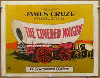 w103 COVERED WAGON movie title lobby card '23 James Cruze western!