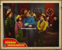 w559 COWBOY COMMANDOS movie lobby card '43 The Range Busters vs Nazis!