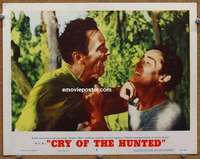 w572 CRY OF THE HUNTED movie lobby card #8 '53 Barry Sullivan, Gassman