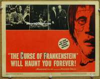 w575 CURSE OF FRANKENSTEIN movie lobby card #4 '57 Peter Cushing