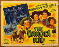 w104 DAKOTA KID movie title lobby card '51 The Rough-Ridin' Kids!