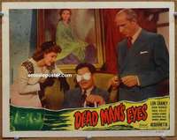 w586 DEAD MAN'S EYES movie lobby card R50 blinded Lon Chaney Jr!