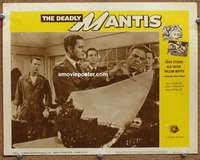 w587 DEADLY MANTIS movie lobby card #3 R64 classic sci-fi thriller!