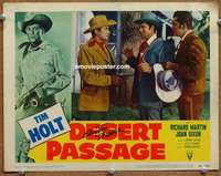 w591 DESERT PASSAGE signed movie lobby card #1 '52 Clayton Moore