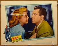 w602 DOA movie lobby card #2 '50 Edmond O'Brien, classic film noir