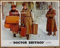 w603 DOCTOR ZHIVAGO movie lobby card #2 '65 Julie Christie, Sharif