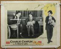 w604 DOG'S LIFE movie lobby card R20s Charlie Chaplin