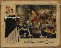 w607 DON Q SON OF ZORRO movie lobby card '25 Douglas Fairbanks