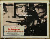 w617 DR STRANGELOVE movie lobby card '64 Sterling Hayden, Peter Sellers
