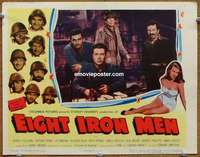 w630 EIGHT IRON MEN movie lobby card '52 Lee Marvin, Mary Castle