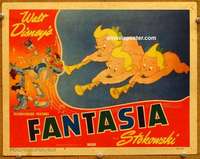 w647 FANTASIA movie lobby card #8 R46 Disney musical cartoon classic!