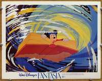 w646 FANTASIA movie lobby card R80s Mickey Mouse, Disney classic!