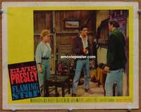 w661 FLAMING STAR movie lobby card #4 '60 Elvis Presley, Barbara Eden