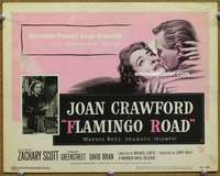 w123 FLAMINGO ROAD movie title lobby card '49 Joan Crawford, Zachary Scott