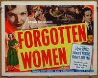 w126 FORGOTTEN WOMEN movie title lobby card '49 bad girl Noel Neill!
