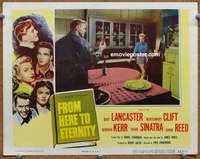 w687 FROM HERE TO ETERNITY #2 movie lobby card '53 Burt Lancaster, Kerr