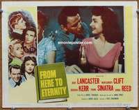 w689 FROM HERE TO ETERNITY #4 movie lobby card '53 Sinatra, Donna Reed