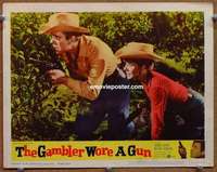 w698 GAMBLER WORE A GUN movie lobby card #5 '61 Jim Davis, Merry Anders
