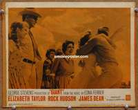 w705 GIANT movie lobby card #3 R63 Elizabeth Taylor, Rock Hudson