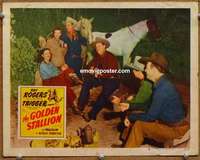 w720 GOLDEN STALLION movie lobby card #8 '49 Roy Rogers, Dale Evans