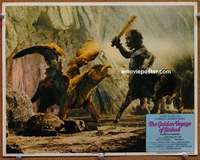 w721 GOLDEN VOYAGE OF SINBAD movie lobby card #1 '73 great fx image!