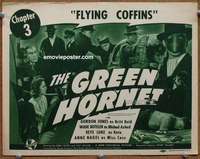 w737 GREEN HORNET Chap 3 movie lobby card '39 Gordon Jones