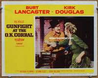 w746 GUNFIGHT AT THE OK CORRAL movie lobby card #8 '57 Douglas, Fleming