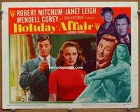 w778 HOLIDAY AFFAIR movie lobby card #8 '49 best Mitchum & Leigh!