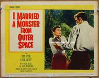 w795 I MARRIED A MONSTER FROM OUTER SPACE movie lobby card #2 '58