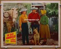 w809 IN OLD AMARILLO movie lobby card #3 '51 Roy Rogers in Texas!