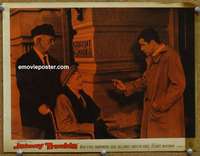 w839 JOHNNY TROUBLE movie lobby card '57 Ethel Barrymore, Jack Larson
