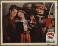 w844 JUKE GIRL movie lobby card R56 Ann Sheridan, Ronald Reagan