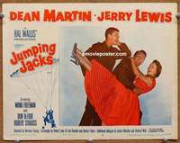 w846 JUMPING JACKS movie lobby card #8 '52 Dean Martin & Jerry Lewis
